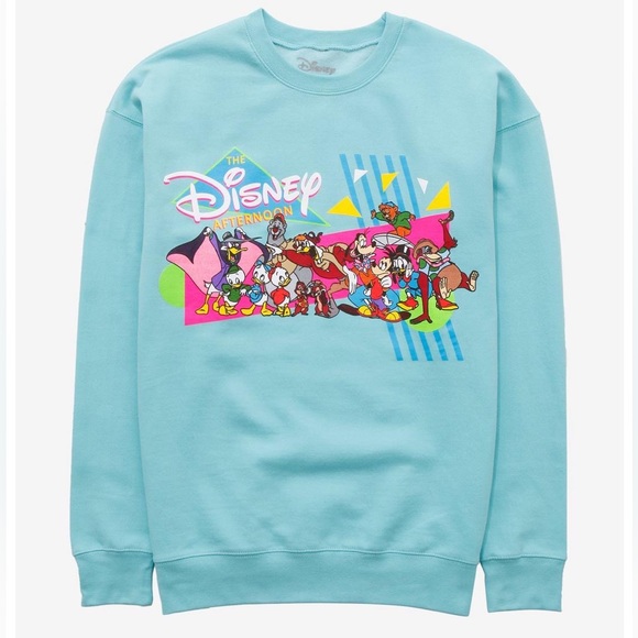 Disney Other - BoxLunch Disney Afternoon Crew Neck Sweatshirt Goof Troop Goofy Movie Ducktales